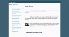 Desktop Screenshot of chadson.biz